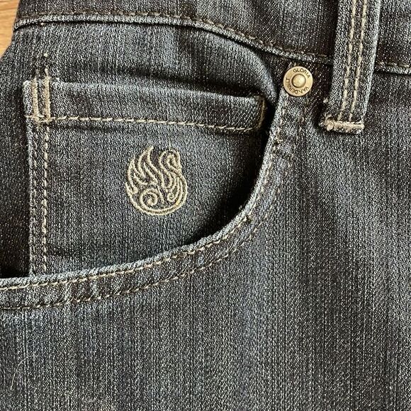 Gloria Vanderbilt Amanda Jeans Embroidered Pockets Size 10, Indigo Blue - Picture 5 of 13